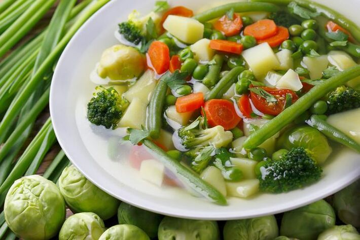 Menu de dieta