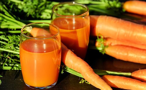 Suco de cenoura